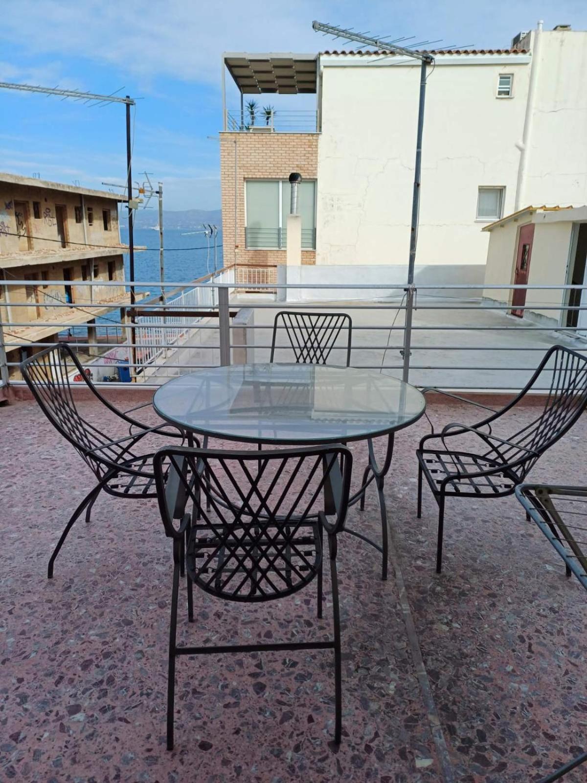Beach Front Apartment Nea Palatia 외부 사진